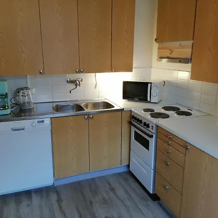 Appartement Keskustan Kaksio Parvekkeella, Ilmastoitu.